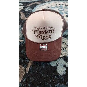 Otto Brown "Espresso Martini Mode"Trucker Hat Snapback Cap Unisex Adult OS